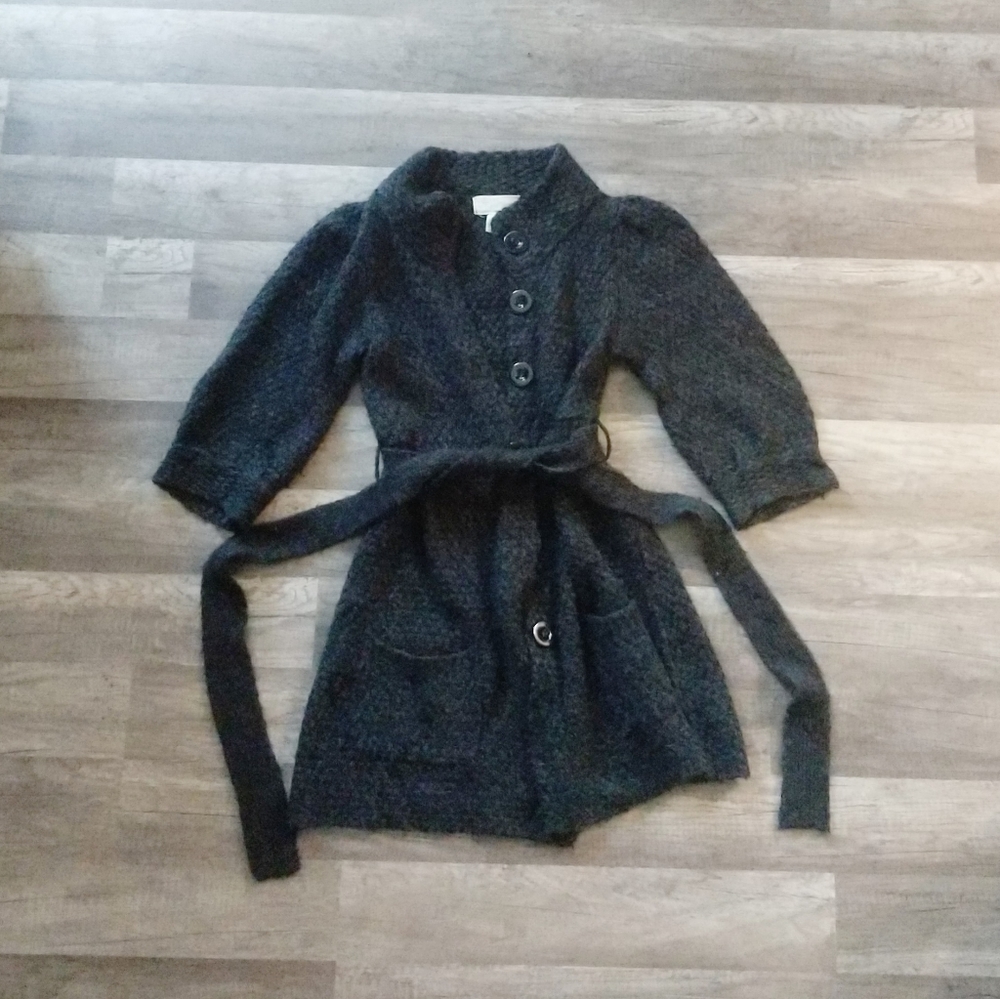 🌵Flying tomato black button-up cardigan sz M